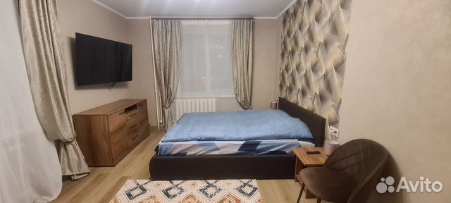 

1-к. квартира, 44 м², 2 кровати