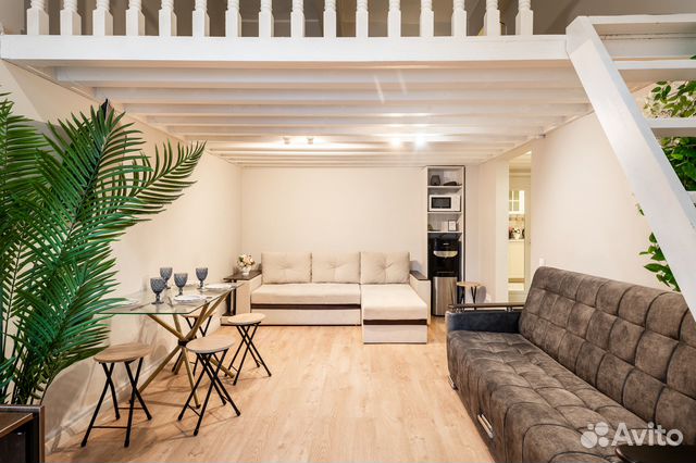

Квартира-студия, 50 м², 3 кровати