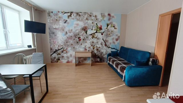 

1-к. квартира, 52 м², 2 кровати