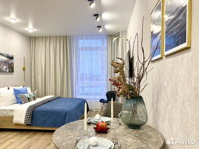 

Квартира-студия, 27 м², 1 кровать