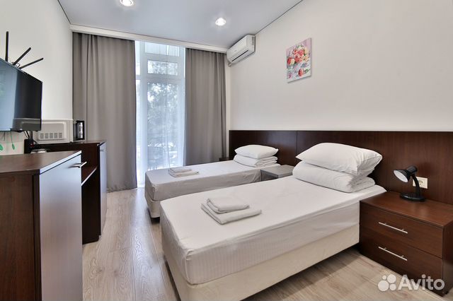 

Квартира-студия, 18 м², 2 кровати