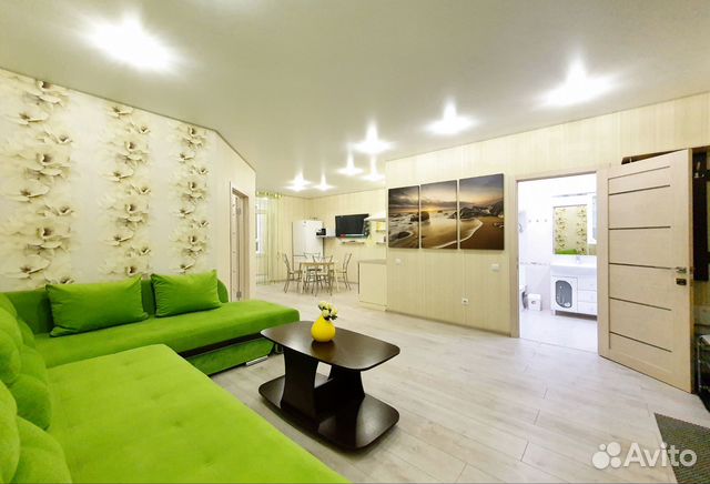 

1-к. квартира, 51 м², 2 кровати