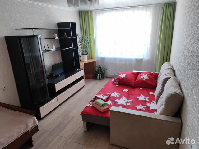 

1-к. квартира, 45 м², 2 кровати