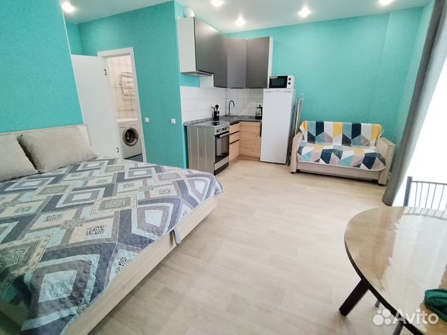 

Квартира-студия, 28 м², 2 кровати