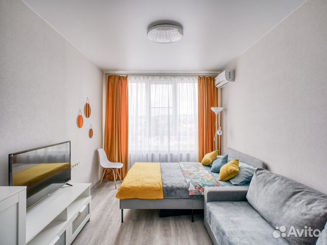 

Квартира-студия, 27 м², 2 кровати