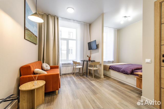 

Квартира-студия, 25 м², 2 кровати
