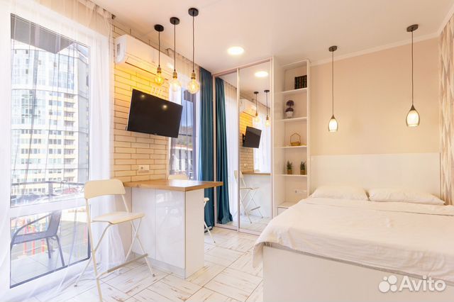 

Квартира-студия, 25 м², 2 кровати