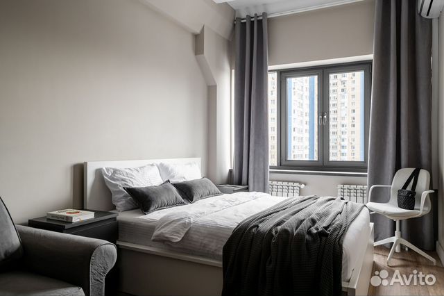 

Квартира-студия, 40 м², 2 кровати