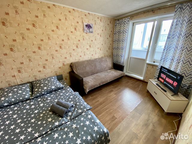 

1-к. квартира, 30 м², 2 кровати