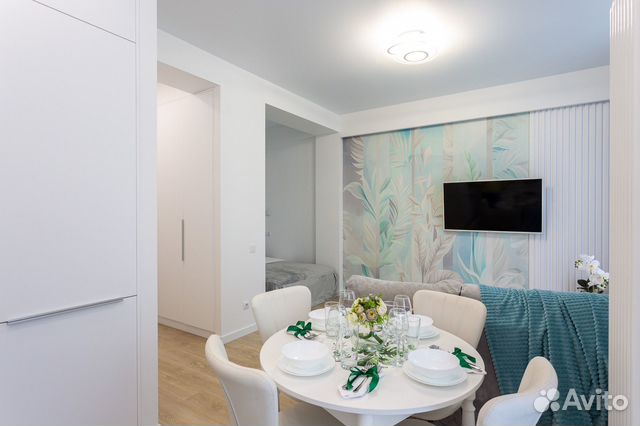 

Квартира-студия, 36 м², 2 кровати