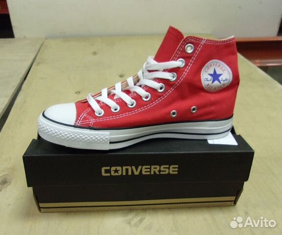 Кеды Converse красные высокие Кеды Converse красные высокие