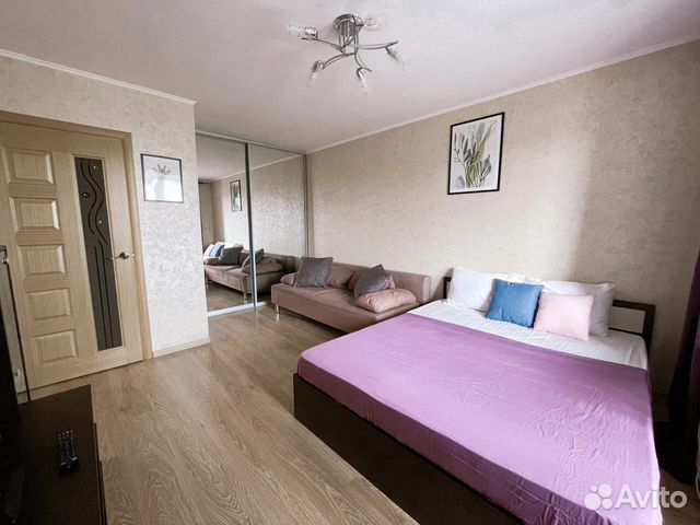 

1-к. квартира, 40 м², 2 кровати