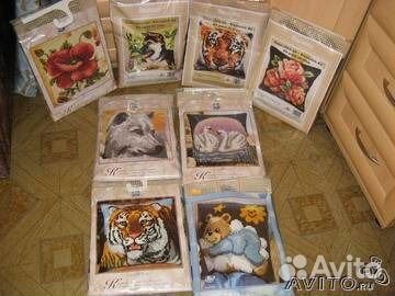 Наборы для вышивания подушек Vervaco, Бельгия