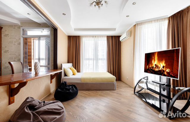 

1-к. квартира, 45 м², 2 кровати