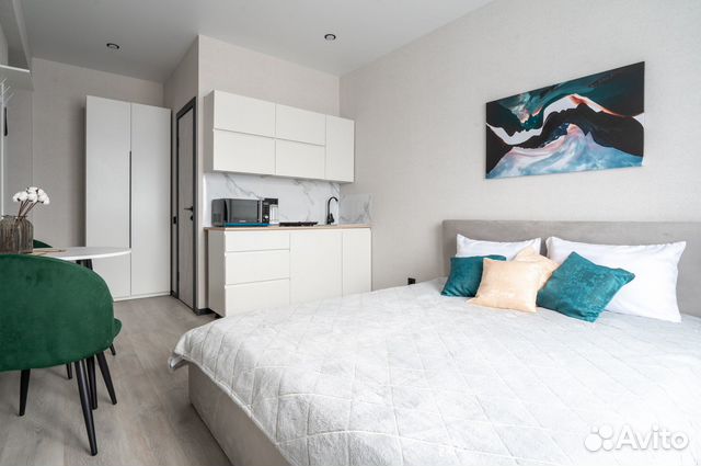 

Квартира-студия, 25 м², 1 кровать