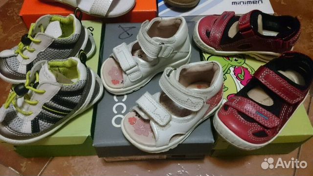 Босоножки, кроссовки Ecco, Minimen, р20, 27 Босоножки, кроссовки Ecco, Minimen, р20, 27