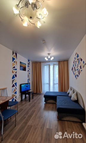 

1-к. квартира, 37 м², 2 кровати