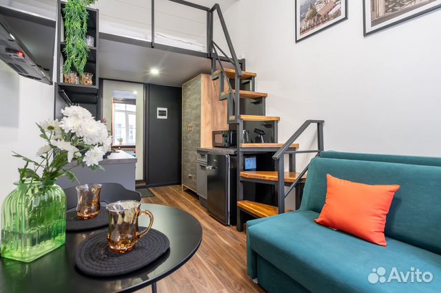 

Квартира-студия, 18 м², 2 кровати
