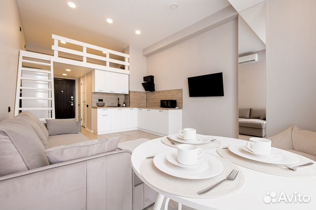 

Квартира-студия, 39 м², 2 кровати