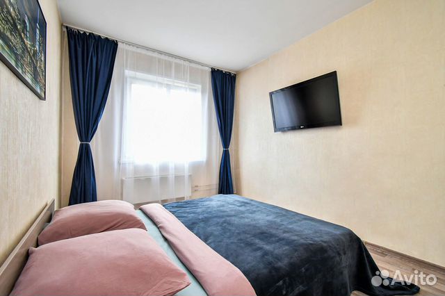 

1-к. квартира, 37 м², 2 кровати