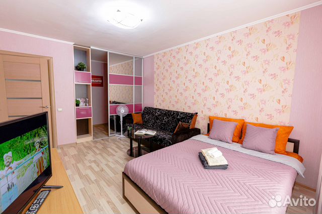 

1-к. квартира, 34 м², 2 кровати
