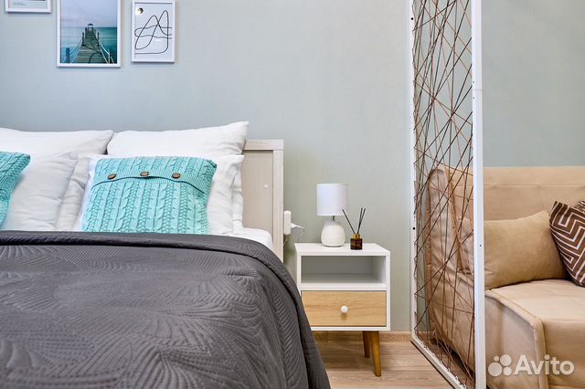 

1-к. квартира, 45 м², 3 кровати