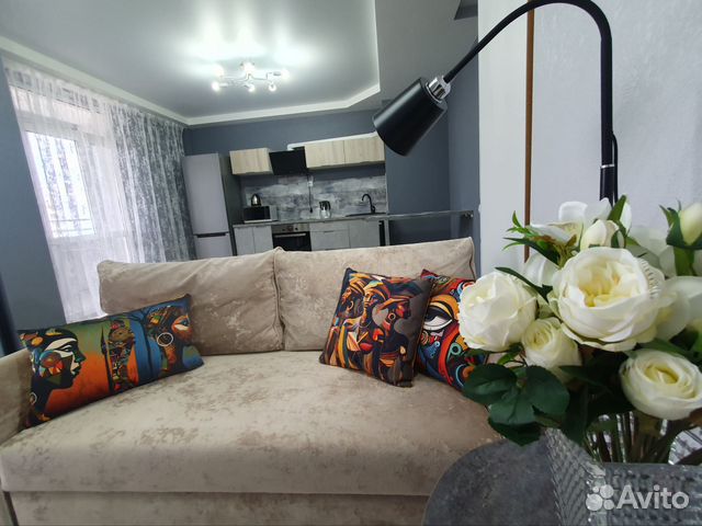 

1-к. квартира, 46 м², 3 кровати