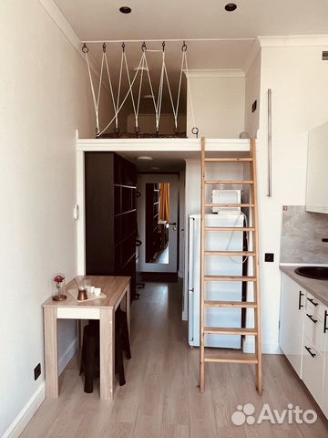

Квартира-студия, 23 м², 2 кровати