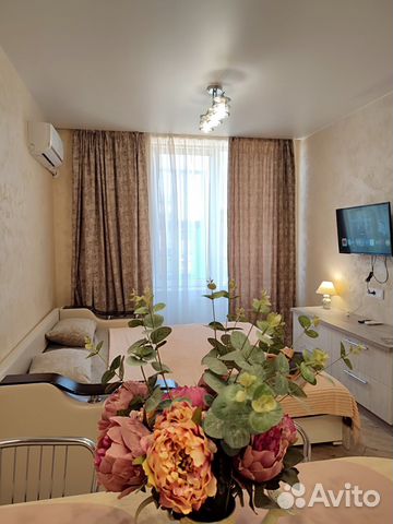 

Квартира-студия, 28 м², 1 кровать