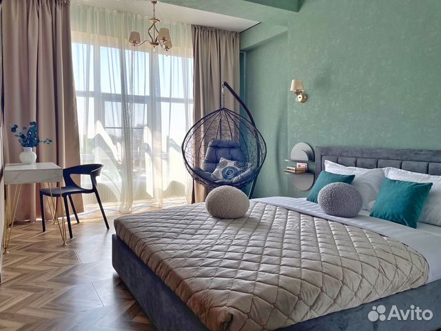 

1-к. квартира, 38 м², 2 кровати