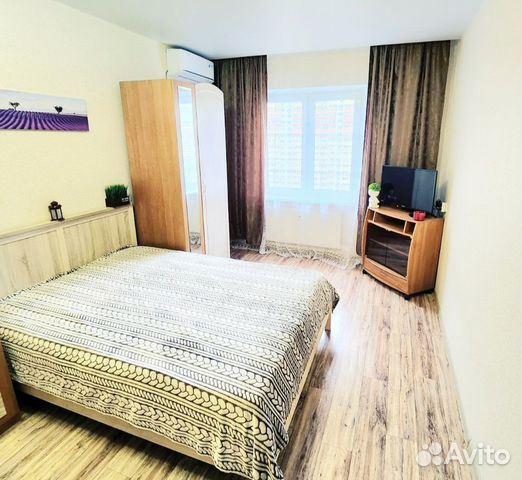 

1-к. квартира, 38 м², 2 кровати