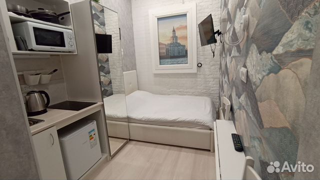 

Квартира-студия, 12 м², 1 кровать