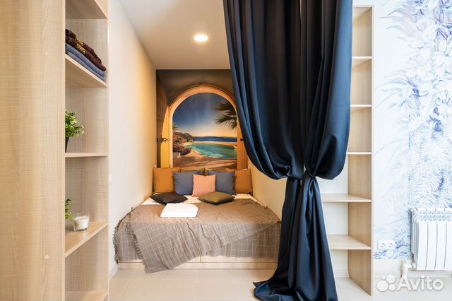 

Квартира-студия, 18 м², 2 кровати