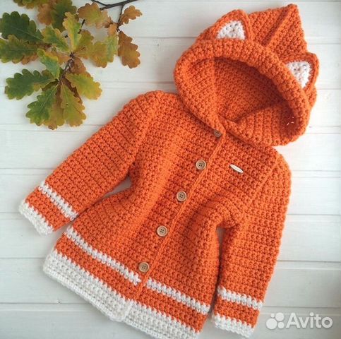 Новый вязаный кардиган 92 размера