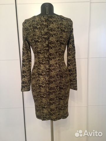 Платье черное золотое мини коктейльное Платье черное золотое мини коктейльное