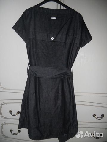 Черное джинсовое платье applemoon Черное джинсовое платье applemoon