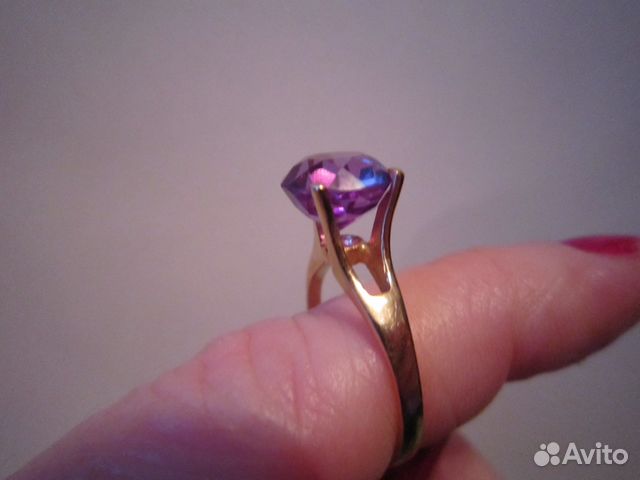 Кольцо с александритом