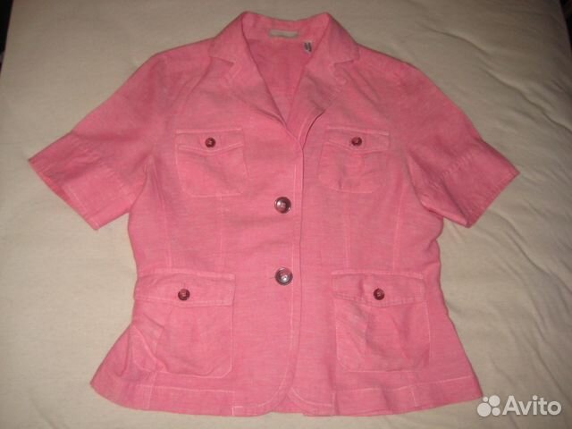 Шикарный льняной пиджак Marco Pecci Германия Шикарный льняной пиджак Marco Pecci Германия