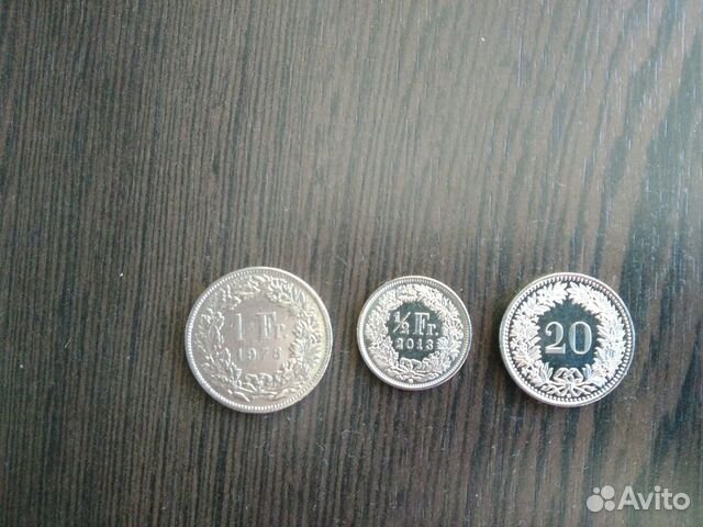 Монеты Швейцарии Монеты Швейцарии