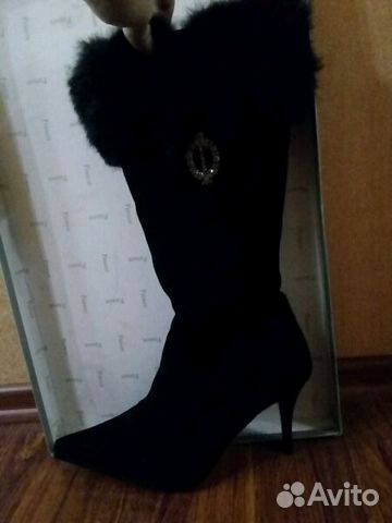 Новые сапоги женские замшевые зимние р.37 Новые сапоги женские замшевые зимние р.37