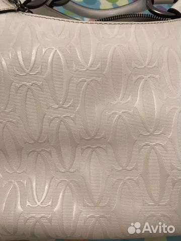 Сумка Белая с лаковой отделкой Сумка Белая с лаковой отделкой