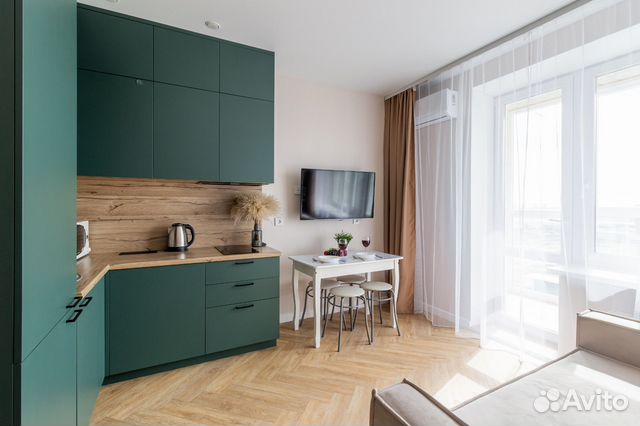 

1-к. квартира, 34 м², 2 кровати