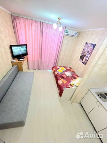 

Квартира-студия, 24 м², 2 кровати