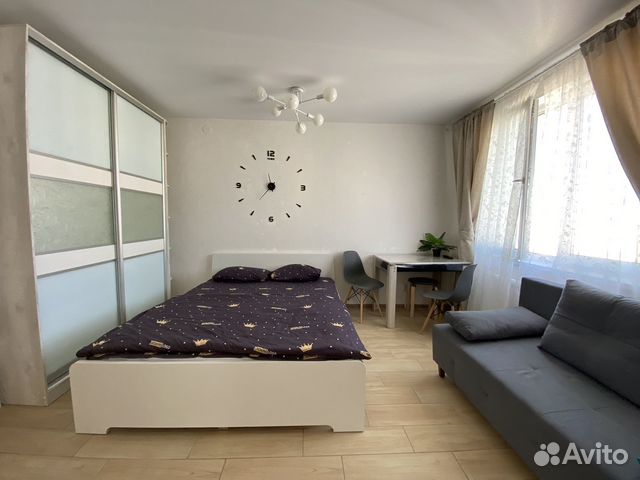

Квартира-студия, 34 м², 2 кровати