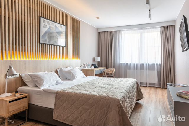 

1-к. квартира в апарт-отеле, 56 м², 2 кровати