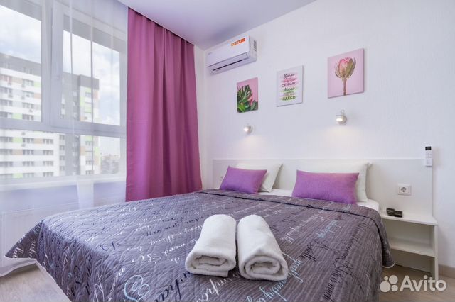 

Квартира-студия, 30 м², 2 кровати