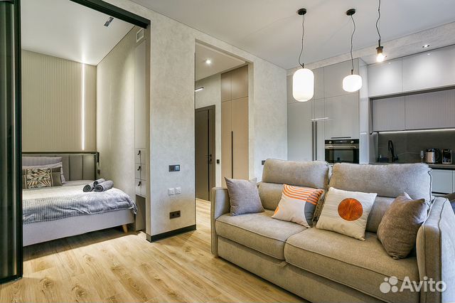 

Квартира-студия, 50 м², 2 кровати