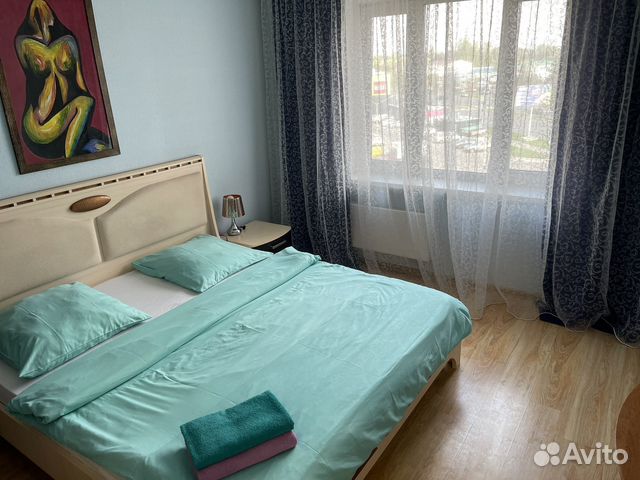 

1-к. квартира, 45 м², 2 кровати