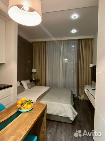 

Квартира-студия, 24 м², 1 кровать