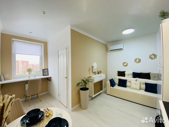 

Квартира-студия, 30 м², 2 кровати